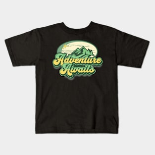 Adventure awaits Kids T-Shirt